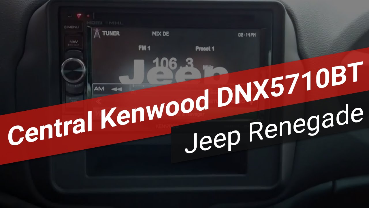 Jeep Renegade de entrada - Central Multimídia Kenwood DNX5710BT