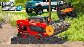 I GOT MY NEW $50,000 SKID STEER STUCK! screenshot 3