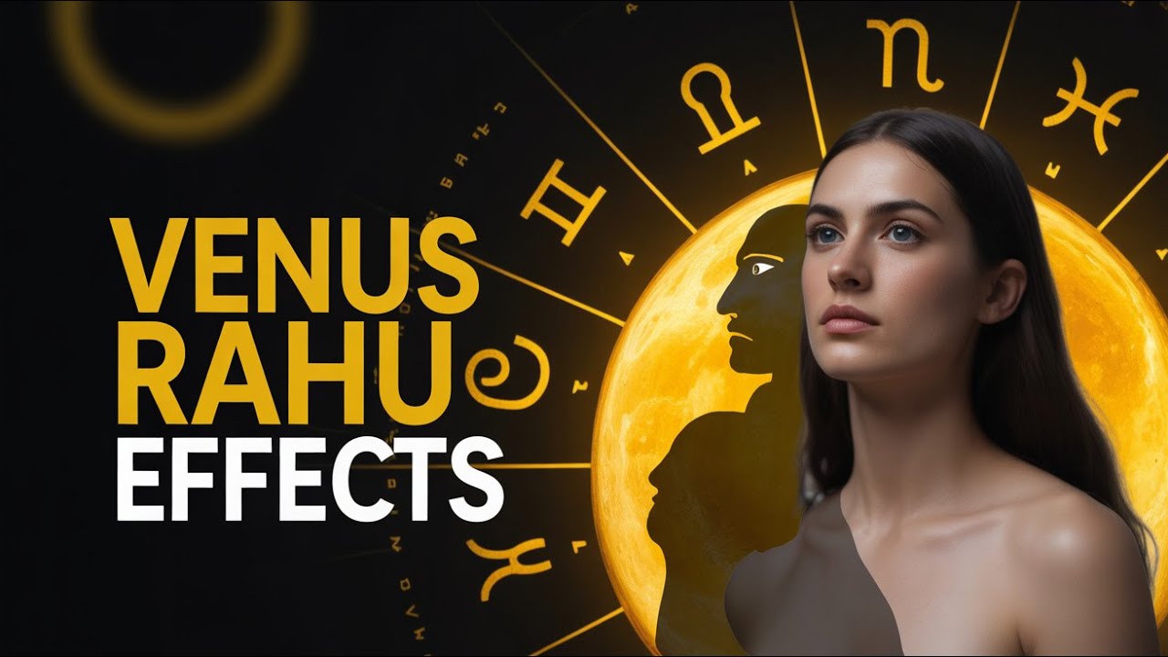 VENUS Rahu Conjunction in vedic astrology | Venu Rahu Effects - YouTube