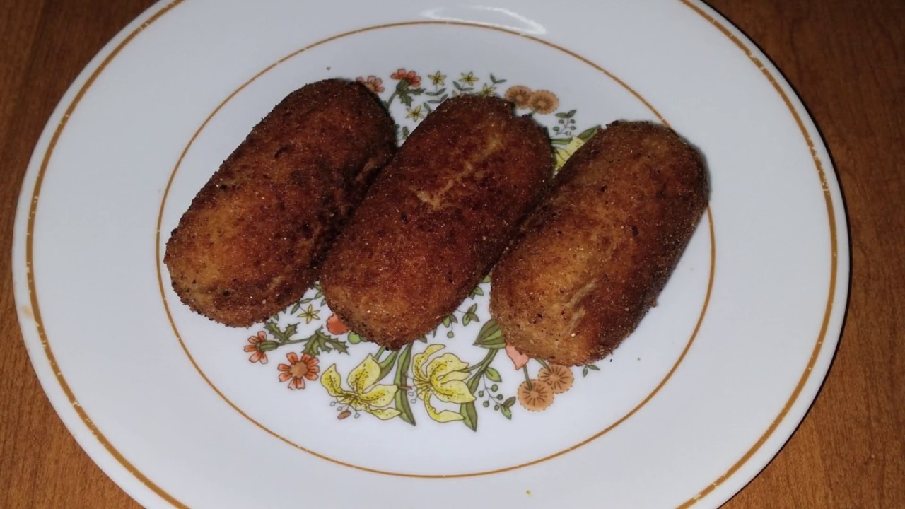 How to make CubanStyle Chicken Croquettes YouTube