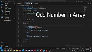 Java Program to Print Odd Numbers from an array