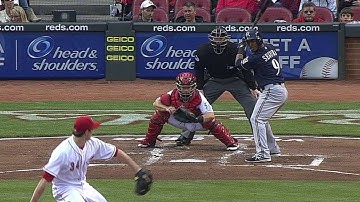 MIL@CIN: Segura singles to left to knock in Davis