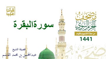 سورة الفاتحة والبقرة لعام 1441هــ من الحرم النبوي الشريف بعد المونتاج