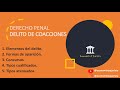 Delito de coacciones: bien jurídico, conducta, concursos, tipos cualificados, agravados (D. Penal)