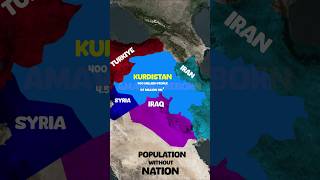 Kurdistan: Why this country don't exist? Who are they ?details through map animation #kurdistan
