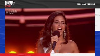 Soprano Fatma Said Serenades Global Citizens with Performance of 'Imagine' | Global Citizen Live