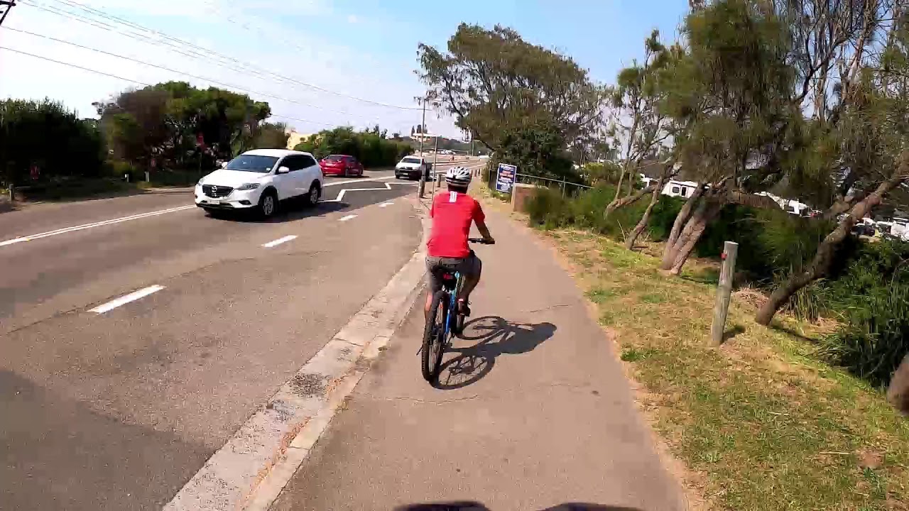 Narrabeen Lake bicycle ride YouTube