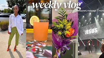 Weekly Vlog: VISITING NEW CHURCH| SELF CARE EVENT| JAMAICAN RESTAURANT| GROCERY SHOPPING| I AM ZAZEL