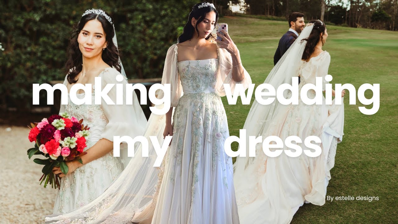 Making My Wedding Dress | The Wedding Dress Diaries - Part 3 - YouTube