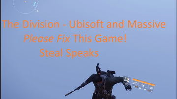 The Division Falling Through The Map Glitch - Please Fix Ubisoft and Massive!