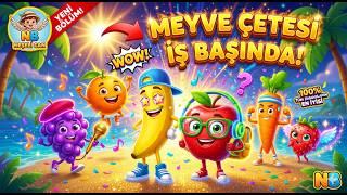 Meyve Çetesi̇ İş Başinda 🍎🍌🍓 En Sevilen Bebek Şarkıları 3 Dakika Kesintisiz Bebek Şarkısı