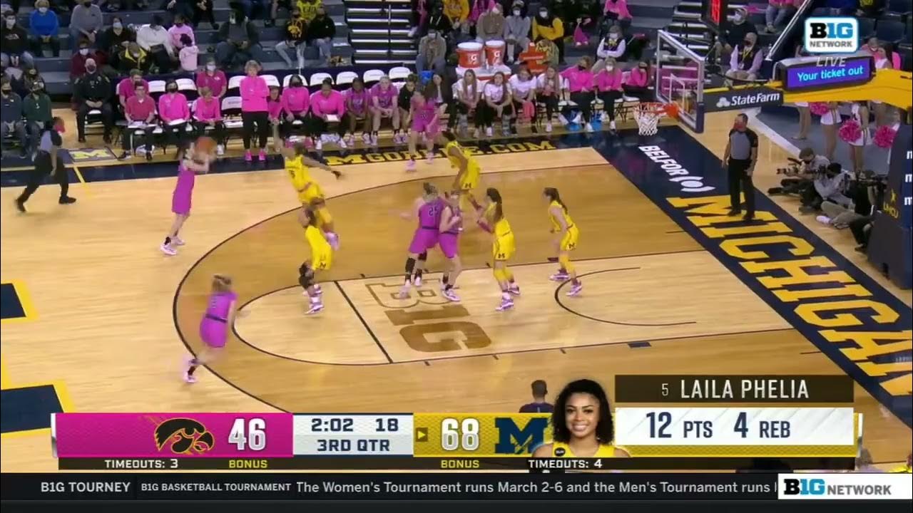 Caitlin Clark highlights in her career high 46 point game against