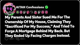My Parents And Sister Sued Me For The Ownership Of My House, Claiming… Reddit Family Stories