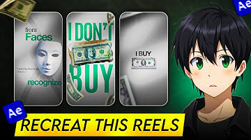 Trending Minimal Reels Editing In After Effects | 3d reels editing in after effects