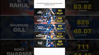 Virat vs Rohit vs Rahul: Who truly rules ODI Cricket right now? 🤔🏏#CricketDebate #ViratKohli#shorts