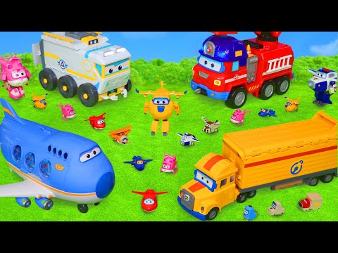 видео: Fire Truck Toys from Super Wings for Kids