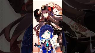 Genshin Impact Shenhe Cute Short Hutao And Yelan