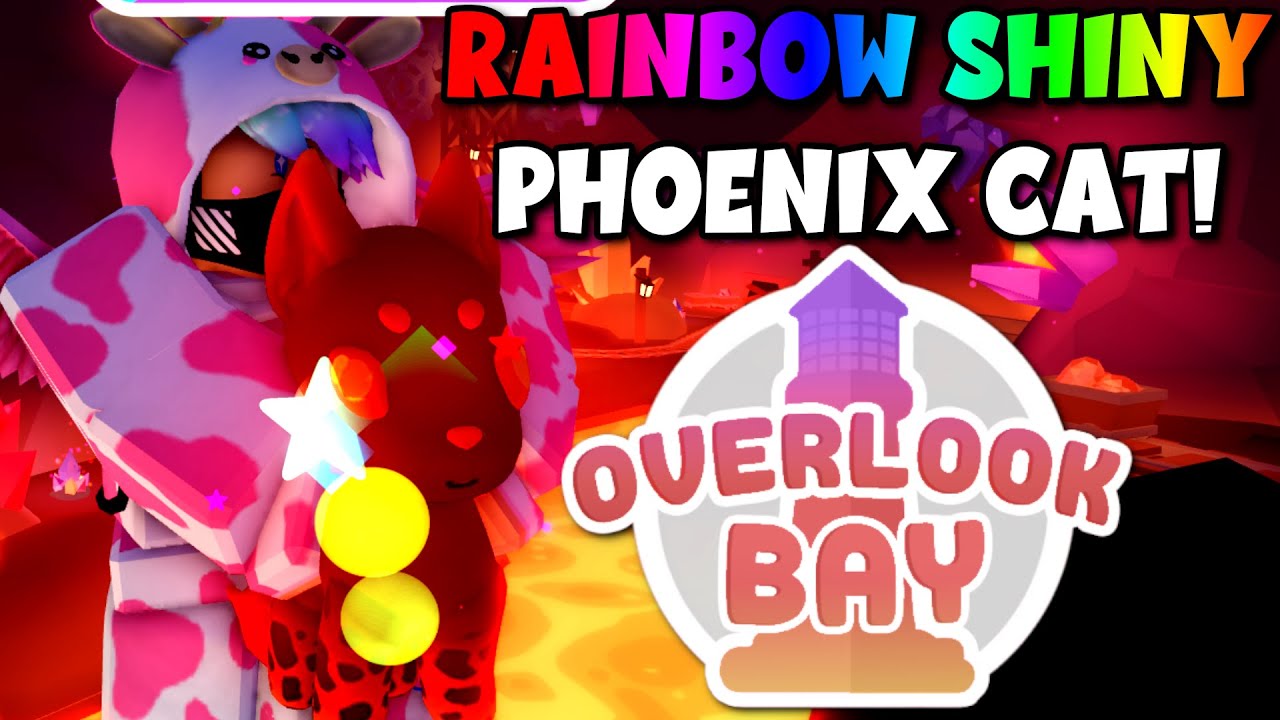 Making The Legendary Phoenix Cat Rainbow Shiny In Roblox Overlook Bay! *Rarest Pet In The Game?!*