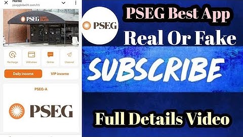 PSEG BEST EARNING APP REEL OR FAKE A TO Z DETAILS VIDEO 📸