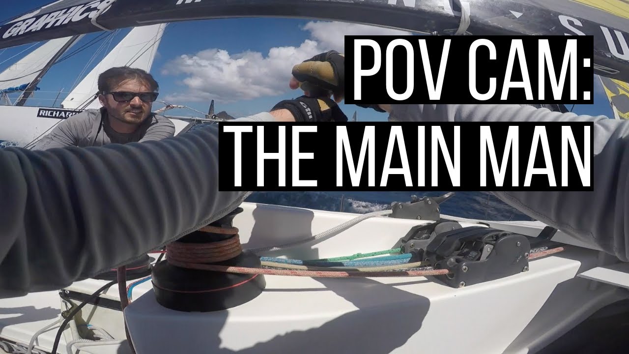 The Main Man: POV Cam || Pogo 12.50 Main Trimmer at Les Voiles de St Barth