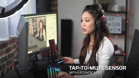 HyperX QuadCast - USB Condenser Gaming Microphone, for PC, PS4, PS5 and Mac