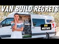 6 Things We HATE About Our Custom Camper Van Build | Van Life