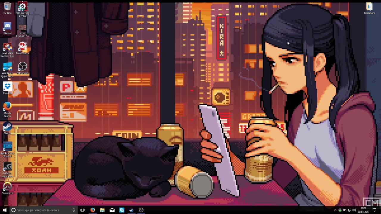 20 VA11 HallA Cyberpunk Bartender Action HD Wallpapers and Backgrounds