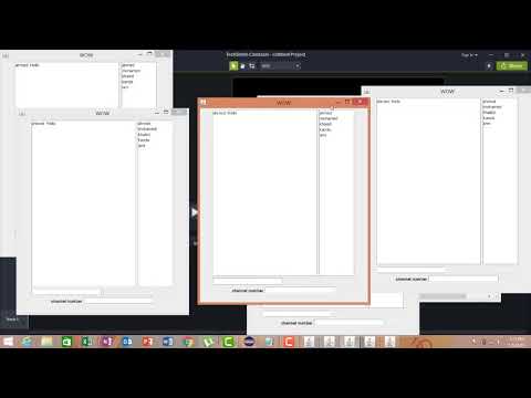 Multi Chat Rooms using Java