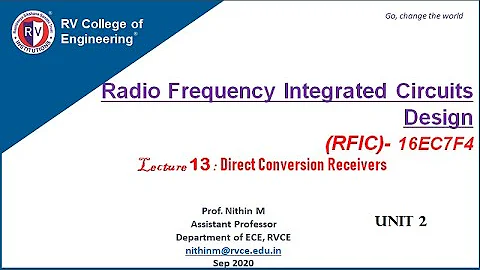 RFIC Unit 2 Lecture 13