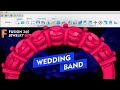 WEDDING BAND // Fusion 360 — Jewelry design