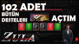 ZULA | 102 TANE DESTE AÇTIM !!! | SİLAH ÖZELLEŞTİRME