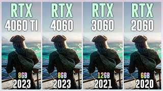 RTX 4060 TI vs RTX 4060 vs RTX 3060 vs RTX 2060 - Test in 20 Games