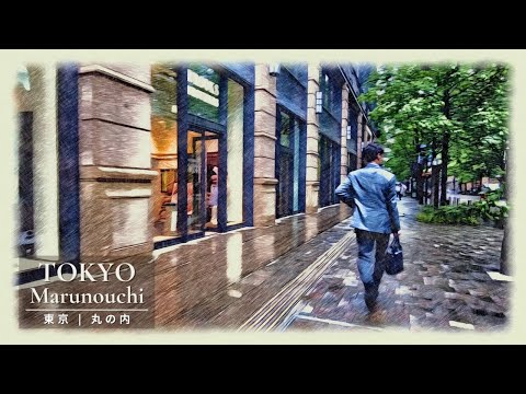【4K Japan】Tokyo Luxury Shopping Street Walk ✨