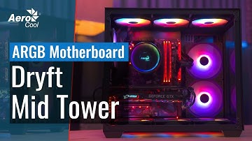 Dryft Mid Tower Case - Connecting the Hub to Your Addressable RGB Motherboard