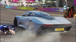 Forza Horizon 4 GoPro - Drifting 1000hp+ McLaren SpeedTail Twin Turbo V8 (NextLevelracing Motion V3) screenshot 4