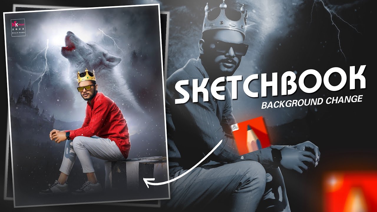 Wolf Photo Editing | Autodesk sketchbook New Photo | N. kumar