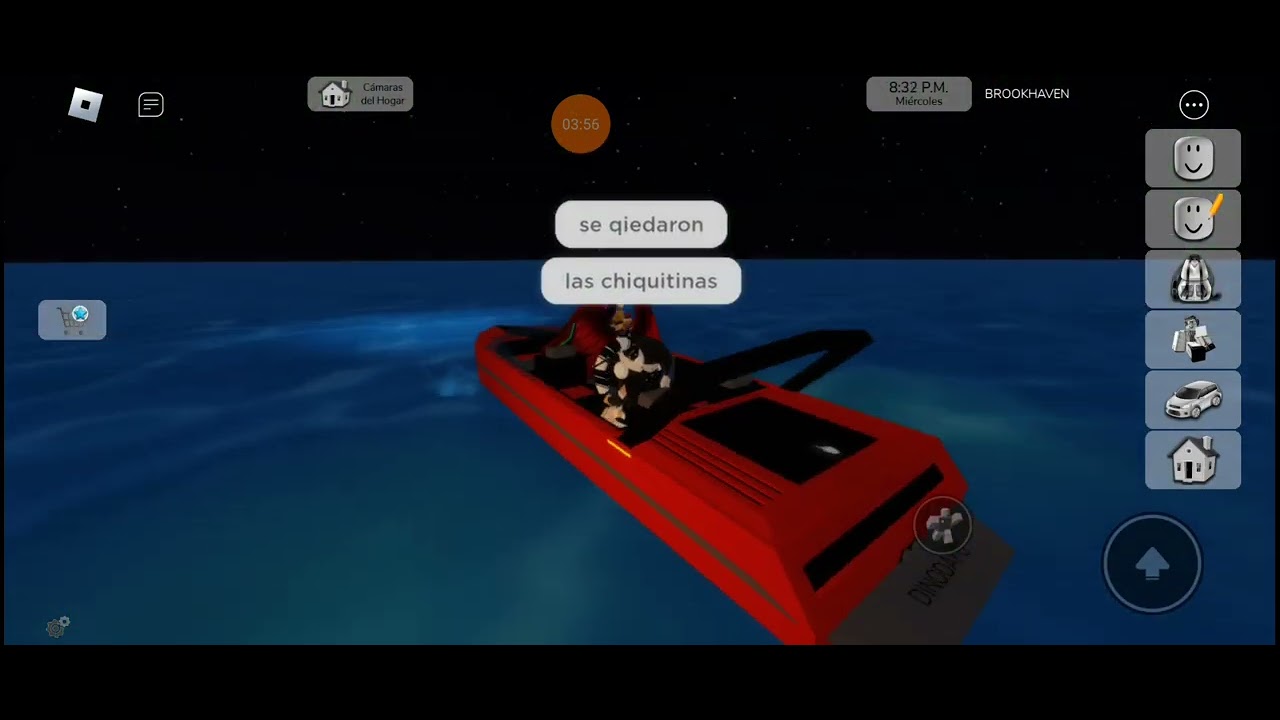 Eu no jogo o nome do jogo: Roblox: Brookhaven estava jogando ele e  encontrei a Chiquinha em 2023