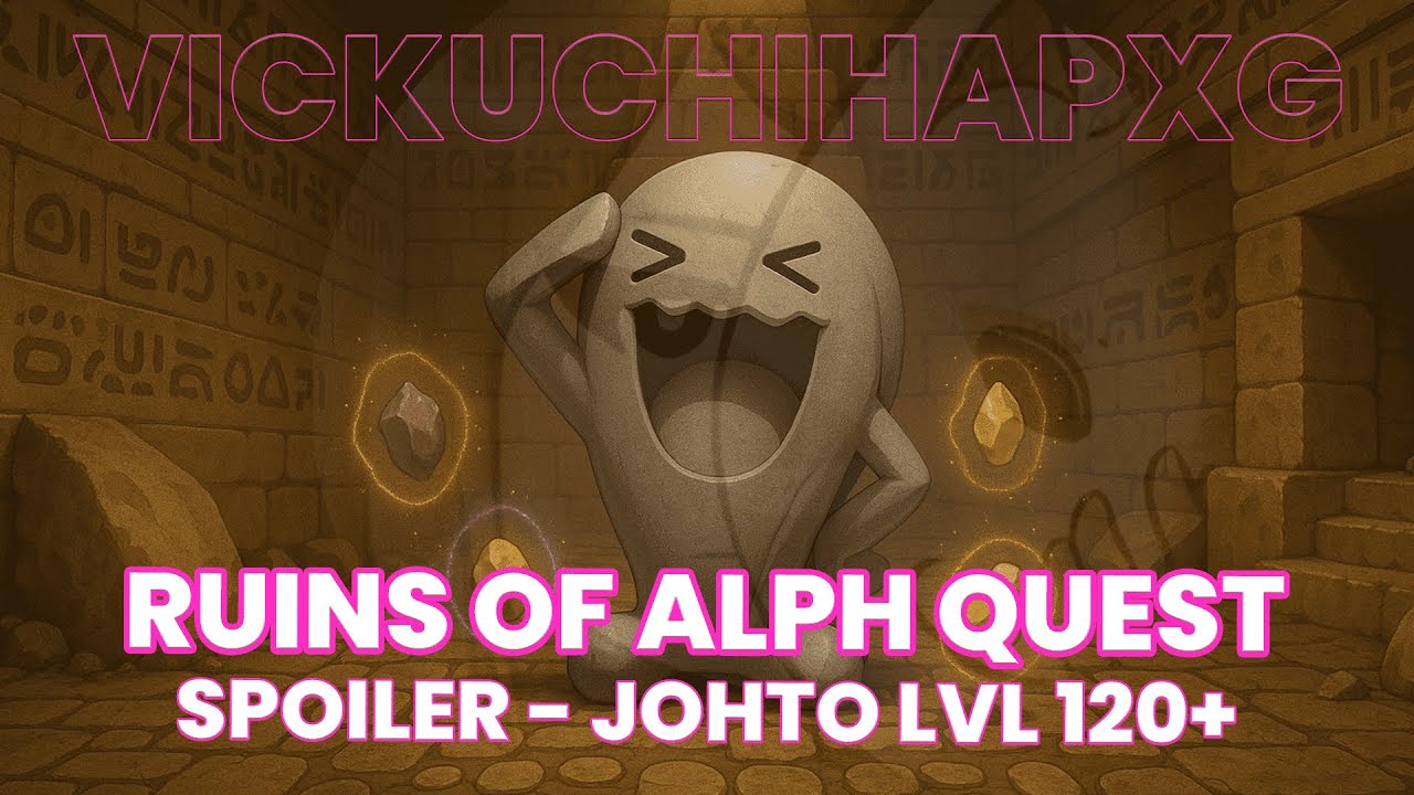 RUINS OF ALPH QUEST - JOHTO GUÍA RÁPIDA (POKEXGAMES) 2025