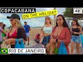 Walk on Copacabana Boardwalk 🇧🇷 Holiday: Children's Day |  Rio de Janeiro, Brazil |【4K】2021