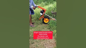 single wheel brushcutters/wheel stand brushcutter/brushcutter in wheels /tiller attachment /weeder