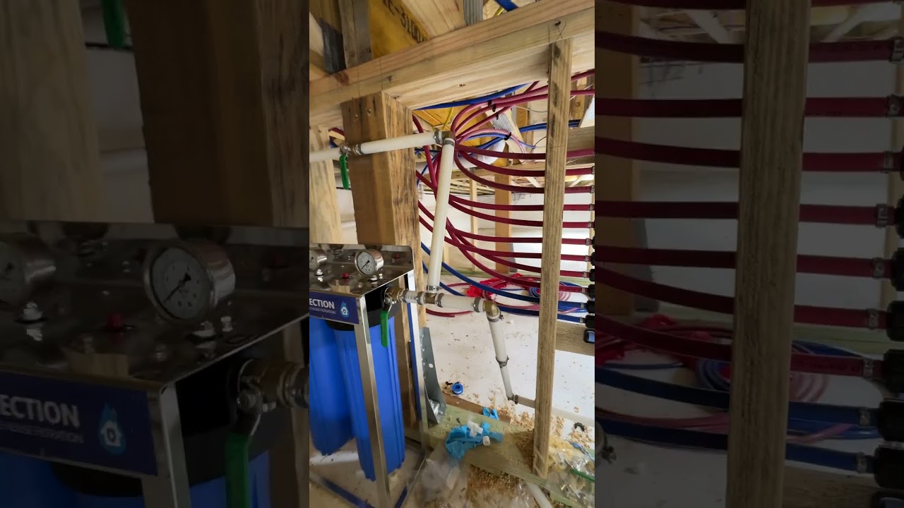 Pex Manifold & Hot Water Heater Plumbing DIY Part 2 