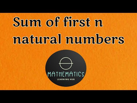 Sum of first n natural numbers
