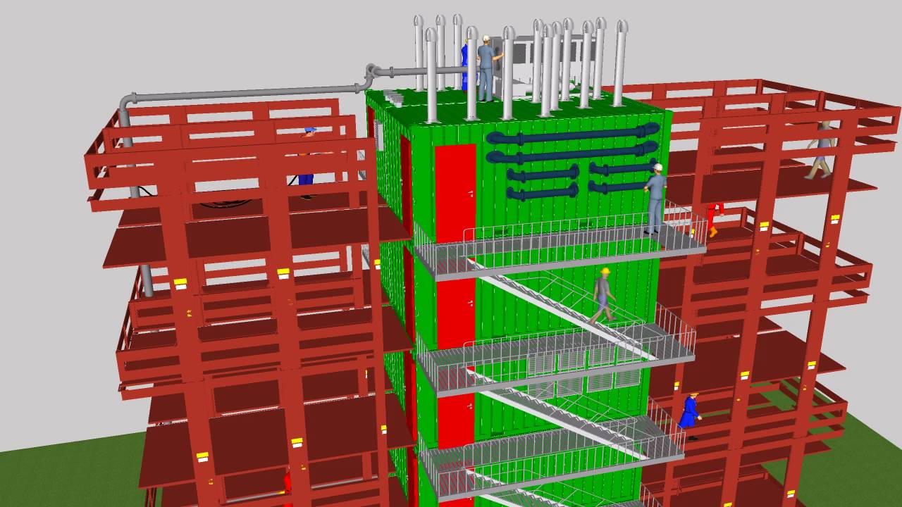 Impianti piping, Container Shelter, processi industriali montaggi, Industria Container