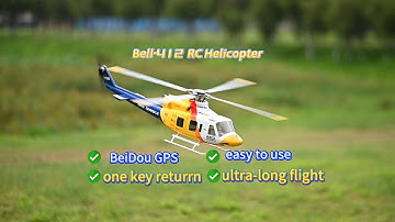 Beautiflu and super stable Bell-412 RC Helicopter | Parameter Introduction