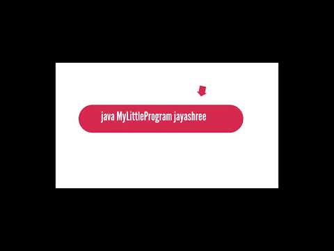 Java Main Method and Program Arguments