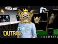 Top 3 OUTROS for edits | Capcut | Tutorial | ₩ EDIT_X