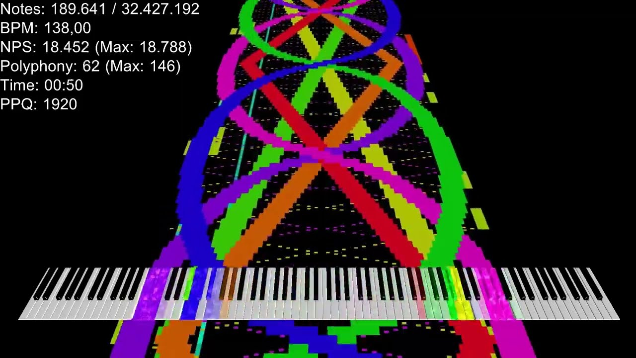 Black Midi Nomico - Bad Apple 32.42 Million Notes