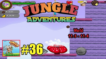 Jungle Adventures Gameplay Walkthrough Part 36 All Levels 11-3 - 11-4 (Android, iOS) #36