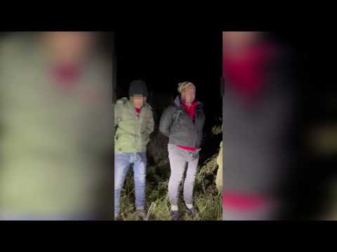 Видео задержания нарушителей на границе с Венгрией