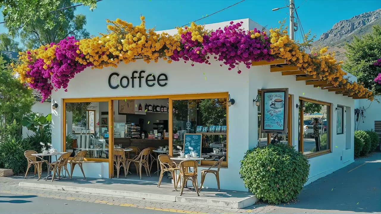 Easy Spring Coffee Jazz 🎷🌷 Smooth Jazz Music for Calm Mornings & Gentle Focus